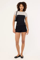 Motel Blazy Tie Short Black