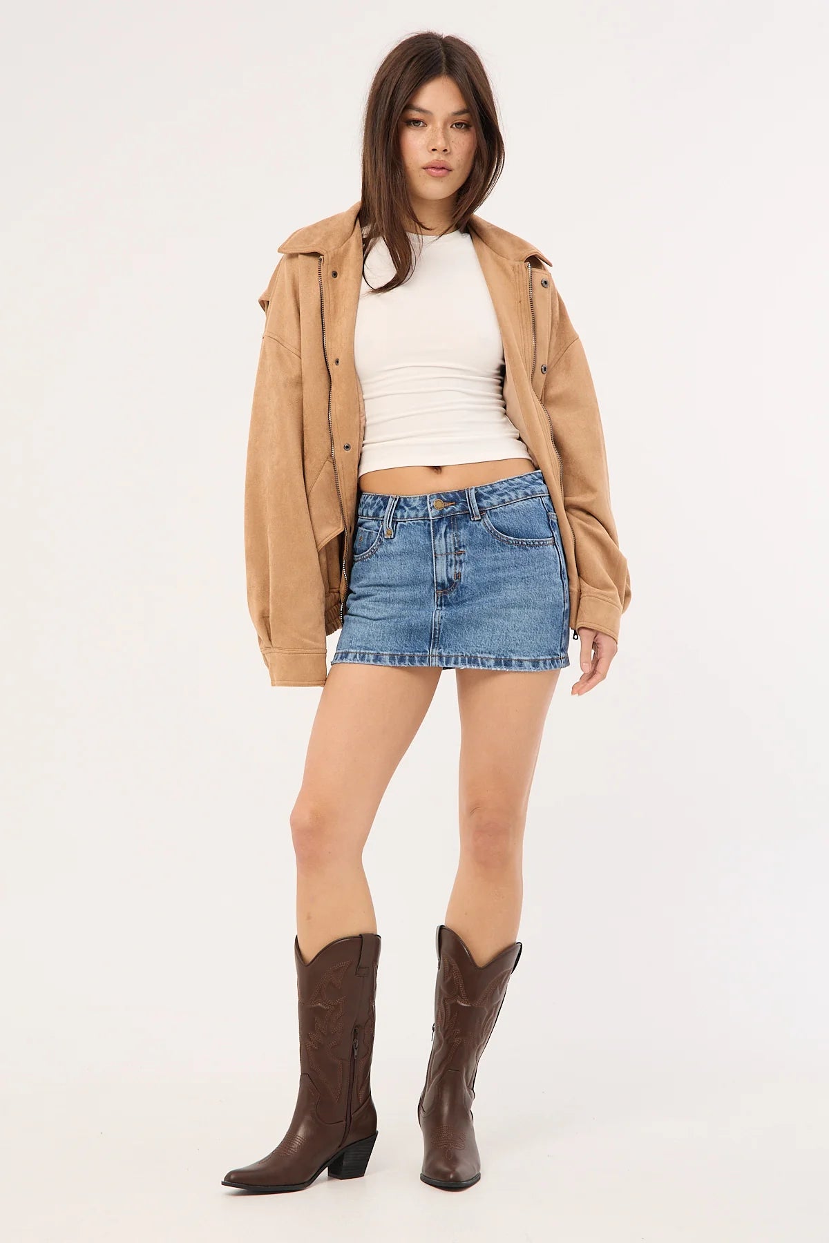 Thrills Carmen Skirt Stoned Blues