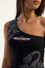 Neovision Ryuko One Shoulder Top Black