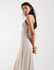 ONLY bust detail maxi cami dress in stone