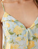 Miss Selfridge summer cami maxi dress in yellow floral print