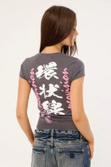 Neovision Osaka Night Baby Tee Asphalt