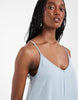 ONLY Tall chambray maxi dress in light blue