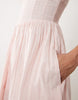 Cotton On corset style drop waist maxi dress in pink