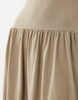 Mango cotton rich dropped waist midi dress in light green