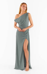 Jodie Dress ~ Deep Sage Chiffon