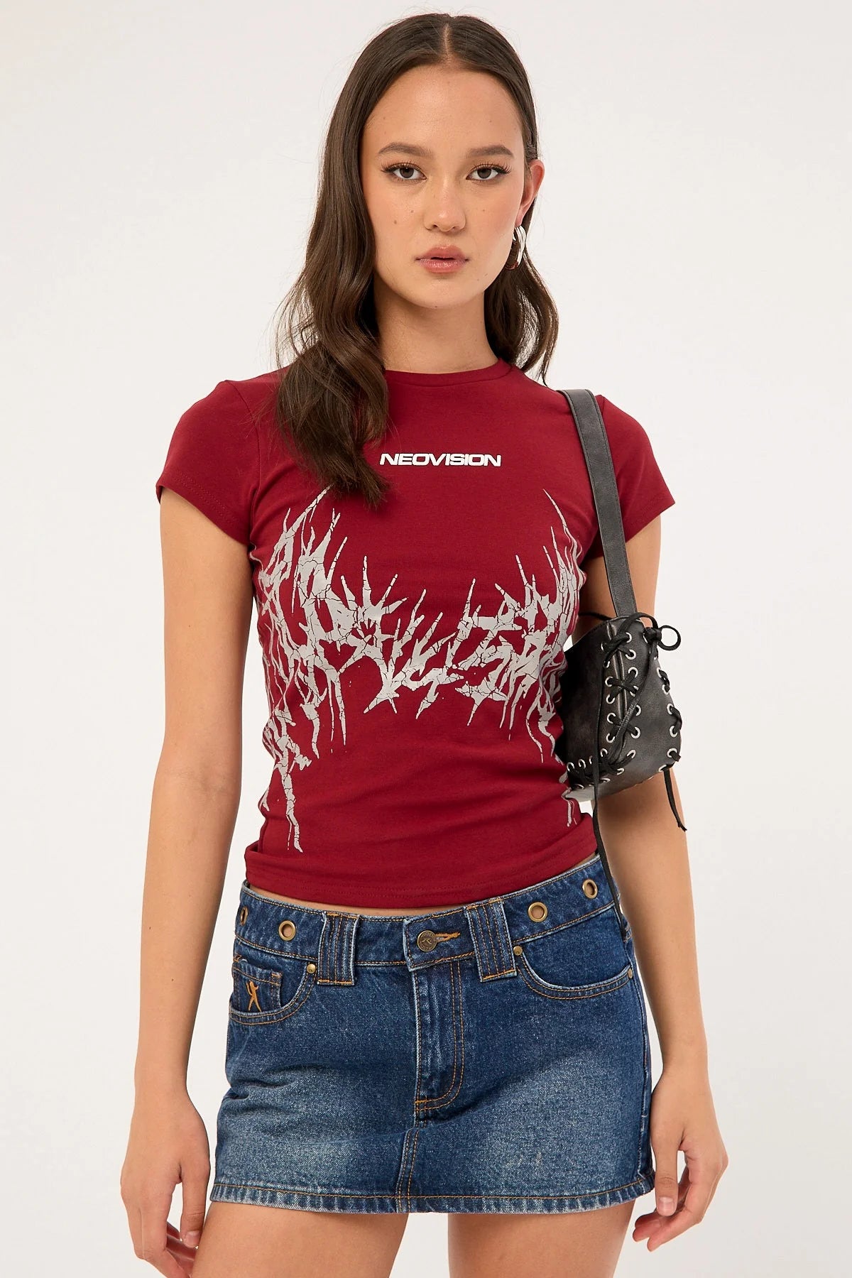 Neovision Infernal Baby Tee Burgundy
