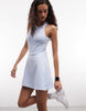 Nike One Training Dri-Fit sleeveless dress in light blue