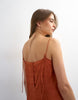 Topshop throw on maxi sundress in orange