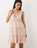 Iisla & Bird mini dress in dusky pink