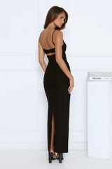 Secret Flame Lace Maxi Dress Black