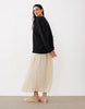 hybrid sweater dress in monochrome