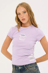 Neovision Tuner Baby Tee Lilac