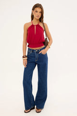 Perfect Stranger Stella Halter Top Red