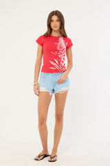 Thrills Boundless Club Tee Flame Red