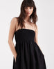 AWARE boho bandeau maxi dress in black