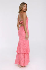 Petal Parade Maxi Dress Coral
