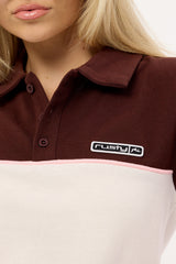 Rusty Insert Dad Joke Baby Polo Tee Cream/Choc
