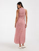 ONLY sleeveless midaxi smock dress in red gingham