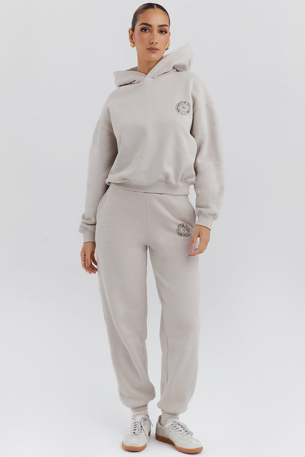 cloud fleece back jogging trousers