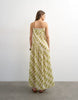 Topshop throw on maxi sundress in plaid