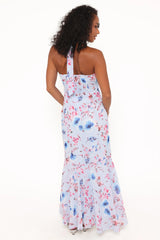 Lavie Maxi Dress - Blue Floral