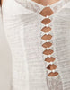 I.AM.GIA Aveline lace and ruffle trim cut out detailing strappy mini dress in white