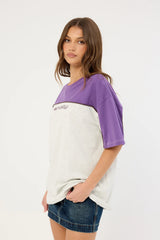 Rusty Polar Ops Oversize Short Sleeve Tee Ice Marle