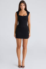 black skirt with built-in shorts