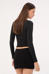 Lioness North Night Knit Skirt Onyx