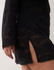 Curve Minette beach crochet lace mini dress in black