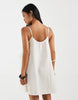 Vero Moda Petite frill trim cami mini dress in cream