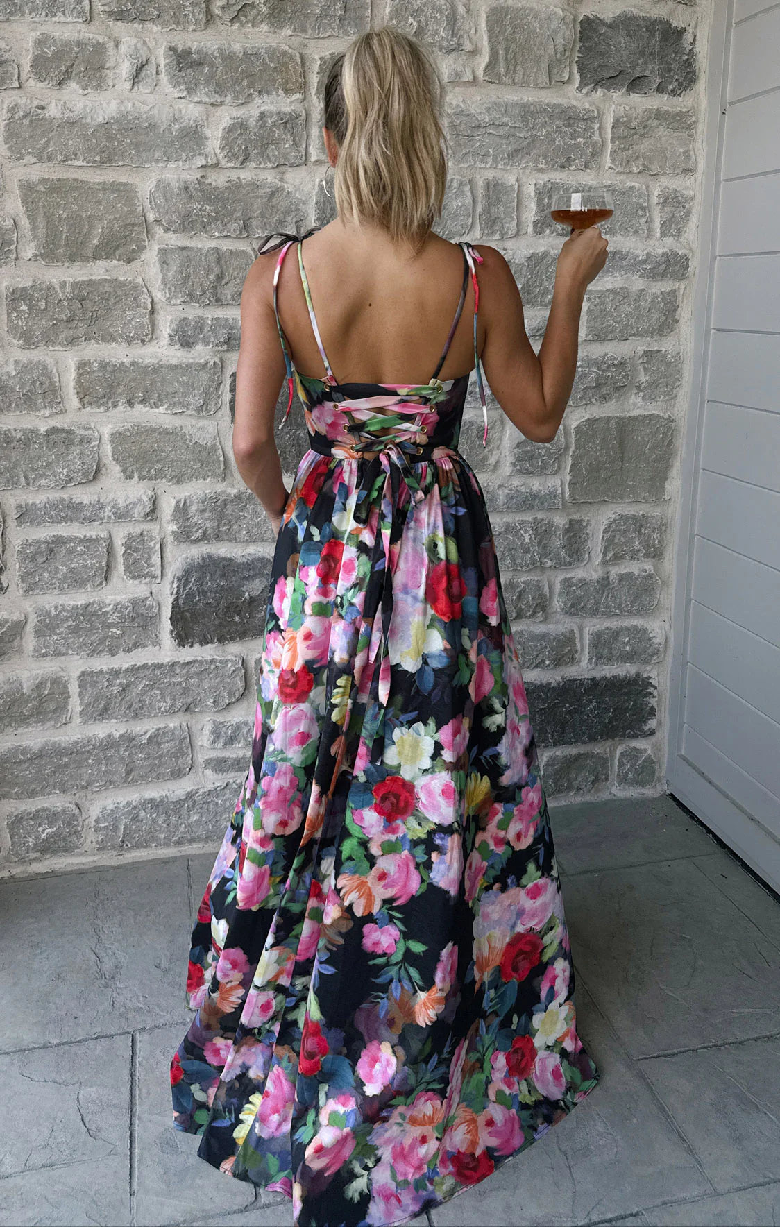 Juliet Maxi Dress ~ Moonlit Garden Gala Taffeta