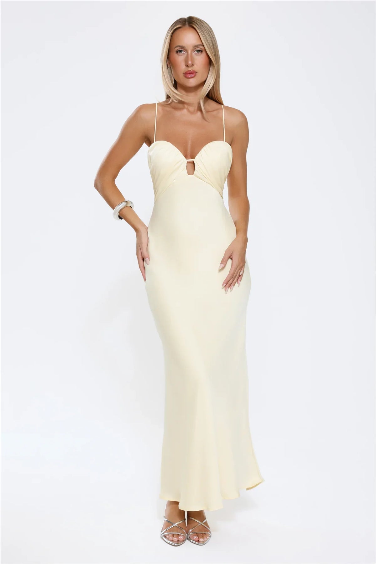 Sunlit Smiles Maxi Dress Yellow