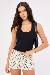 Lioness Terra Short Porcelain Polka
