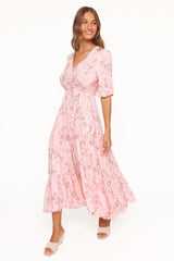 Kelda Dress - Rose Pink Floral