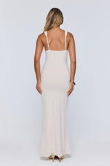 Late Checkout Maxi Dress Cream