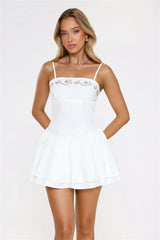 Floral Beauty Mini Dress White