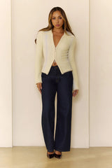 Effortless Femme Knit Cardigan Butter