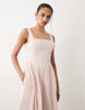 Cotton On corset style drop waist maxi dress in pink