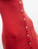 Frankies Bikinis X Jennie Kim open knit mini dress in red