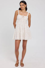 Luck & Trouble Ditsy Floral Isola Mini Dress Floral Print