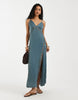 Free People some kind of love maxi slip dress in blue