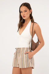 Thrills Unlocked Drawstring Short Breen