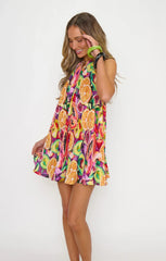 Lucille Mini Dress ~ Fruit Slices