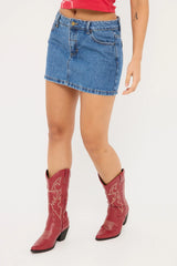 Thrills Sophie Mini Skirt Highway Blue