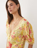 Miss Selfridge lace trim button up maxi dress in summer floral
