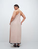 Curve cami lace detailing maxi sundress in stripes