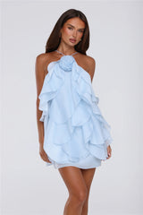 Designer Love Mini Dress Blue