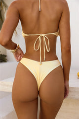 Zest In Bloom Bikini Top Lemon Spritz